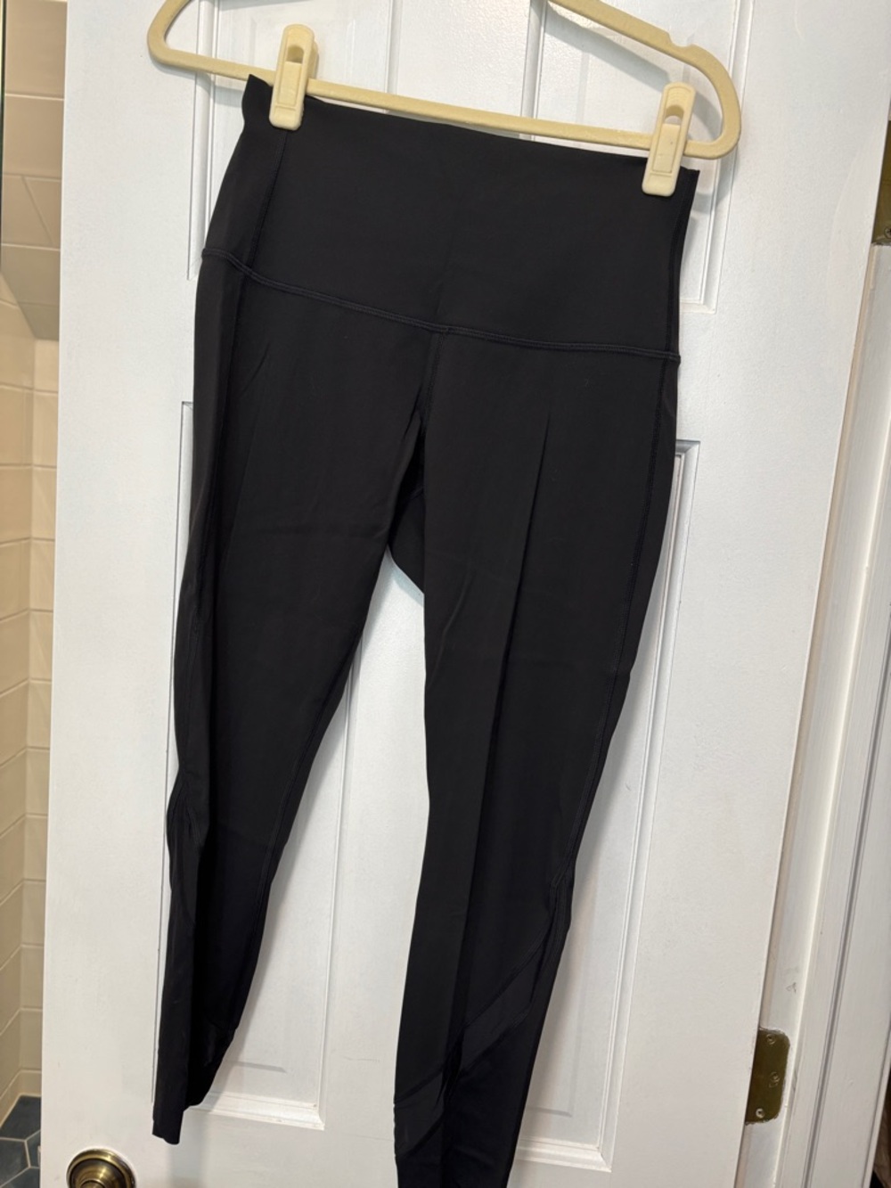 Lululemon Wunder Under Cropped high Rise roll down scallop full on luxtreme 23”